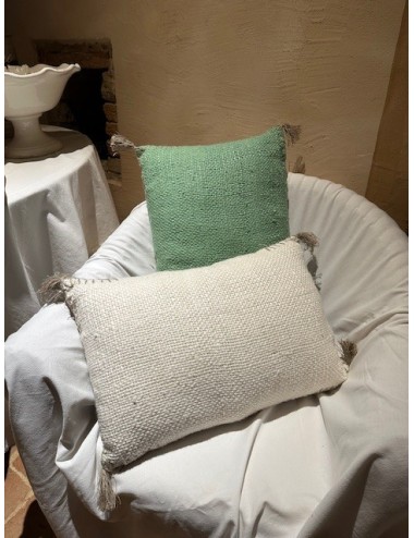 Cuscino ORIENT  bianco/lino naturale