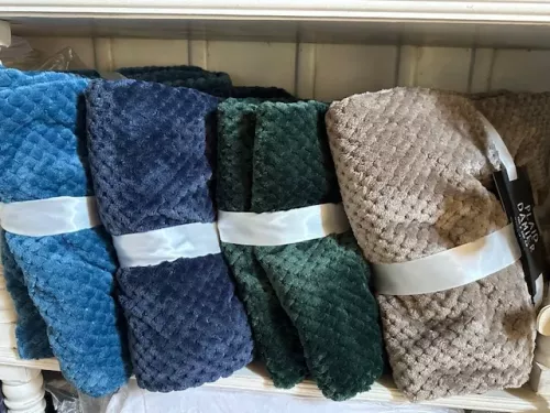 Plaid Foret e cuscino in velluto , set