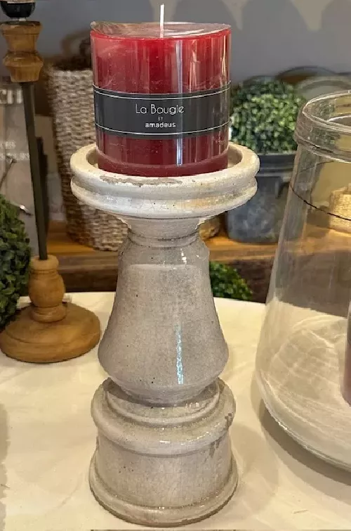 Portacandela ceramica  Vintage , H 30 cm